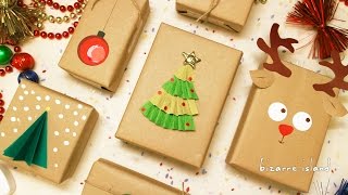 8 Last Minute Gift Wrapping Ideas  c for craft [upl. by Ennaharas]