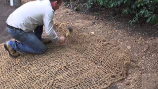 How to install Coir Matting by All Stake Supply [upl. by Orimar39]