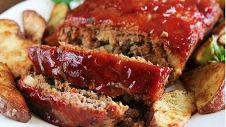 Cách làm làm Meatloaf Thịt bò xay nướng sốt cà chua  TOP Món Ngon [upl. by Lenahc]