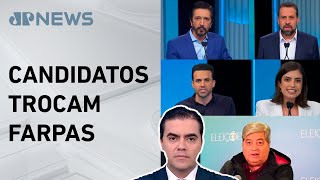 Debate da TV Globo a prefeito de SP é marcado por propostas e acusações Vilela analisa [upl. by Rudich]