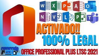 ✅ INSTALAR OFFICE PROFESSIONAL PLUS LTSC 2021 GRATIS COMPLETO para SIEMPRE  FÁCIL y LEGAL [upl. by Lotsirb]