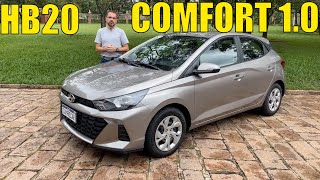 Avaliação Hyundai HB20 Comfort 10 aspirado 2023 [upl. by Aver]