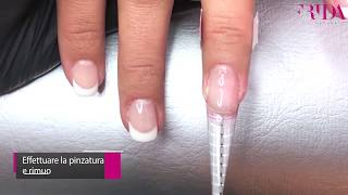 TUTORIAL Ricostruzione con Gel Costruttore  French Manicure [upl. by Casi]