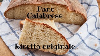 Pane Calabrese fatto in casa  LA VERA RICETTA [upl. by Sashenka]