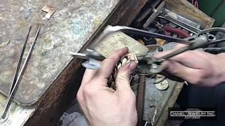 How To Make Miami Cuban Link Box Lock 100 By Hand Daniel Jewelry Inc Cierre de Caja Oro 14k [upl. by Loresz594]