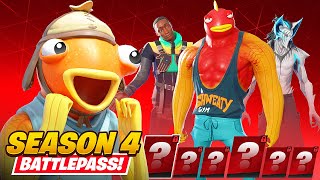 NEW SEASON 4 BATTLEPASS in Fortnite [upl. by Dorej]