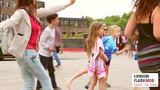 Silent disco flashmob in Kings Cross London [upl. by Akeimahs456]