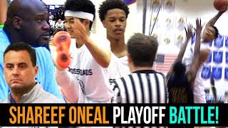 Shareef VS 7 FOOTER w EXFuture College Coach amp SHAQ Watching Crossroads VS Birmingham Reg FINALS [upl. by Eimat210]