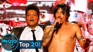 Top 20 Super Bowl Halftime Shows [upl. by Bernetta275]