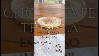 Chocolate Tequila Espresso Martini cocktail howto recipe trending youtubeshorts cocktailtime [upl. by Enilec]