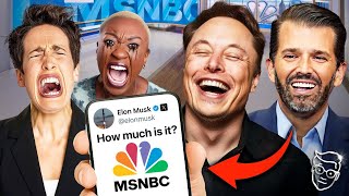 Elon Shocks World Announces He Is BUYING MSNBC Internet Rejoices Libs On Suicide Watch 🤣 [upl. by Hanley659]