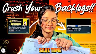 CRUSH YOUR BACKLOGS😰 How to efficiently convert long Pdf Notes to Short ones🔥 [upl. by Regine214]