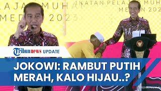 FULL PIDATO JOKOWI di Muktamar XXIII Ikatan Pelajar Muhammadiyah Beri Tebaktebakan Rambut Putih [upl. by Noiwtna349]