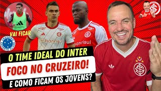 TIME IDEAL CONTRA O CRUZEIRO  A PRIMEIRA VEZ DE BORRÃ‰ E VALENCIA JUNTOS  E OS JOVENS [upl. by Verine]