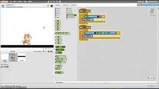 How to create a simple Scratch platformer game [upl. by Ecnadnac]