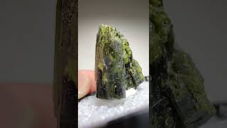 Epidote crystal cluster Madagascar [upl. by Avenej]