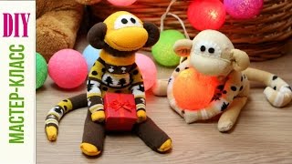 Как сделать Обезьянку из Носков своими руками  DIY Monkey of Socks [upl. by Carolan459]