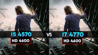 Intel i5 4570HD 4600 vs Intel i7 4770HD 4600  Performance Increase  OR WHATTTT [upl. by Waly]