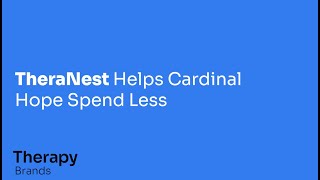 Client Testimonial TheraNest Helps Cardinal Hope Counseling Spend Less  Therapy Brands [upl. by Nilesoy194]