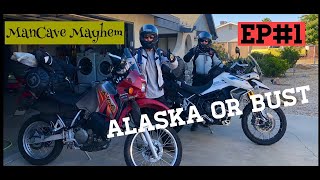 From California to Alaska on Adventure bikes Episode 1 [upl. by Nimref]