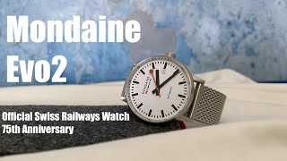 Mondaine EVO2  The Swiss Railways Watch 75th Anniversary Edition [upl. by Kate]