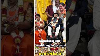 Napoleon Son Dhanoosh Wedding in Japan 💑 wedding nepoleon dhanush japan handicappedlifestyle [upl. by Leval]