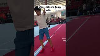 Überşılak öne toplu salto 💫 chill cimnastik gym gymmotivation [upl. by Mcnelly]