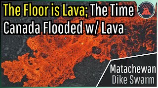 When Lava Flooded East Canada The Matachewan Dike Swarm [upl. by Eardnoed527]