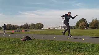 Berlin Tempelhof Feld inline skating training [upl. by Pardoes]