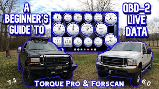 How To Install amp Set Up Torque Pro ampForscan on a 73 or 60 Powerstroke Diesel  For Beginners [upl. by Toinette]