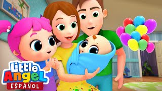 ¡Bienvenido Nuevo Hermanito Canción del nuevo Bebé  Canciones Infantiles  Little Angel Español [upl. by Ardnalahs]