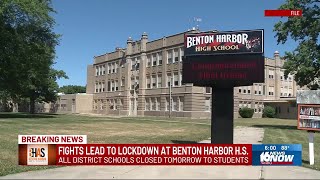 Benton Harbor schools to be closed Friday after multiple fights at high school [upl. by Daley]