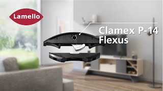 Clamex P14 Flexus Wiederlösbarer Möbelverbinder mit flexiblen Positionierbolzen [upl. by Munt319]