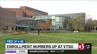 Enrollment numbers up at Vermont State University [upl. by Ahsier]