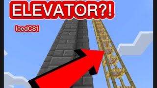 HOW TO MAKE A SCAFFOLDING ELEVATOR IN MINECRAFT [upl. by Ragan]