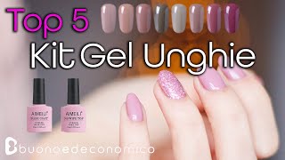 Top 5  Migliore Kit gel per unghie 2021  Guida allacquisto del kit per manicure semipermanente [upl. by Nilpik]