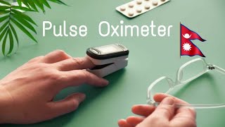 Pulse Oximeter Price in Nepal  How to Use [upl. by Ludovico]