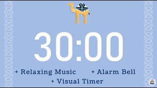 Classroom 30 Minute Timer  Visual Timer with Relaxing Music  UAE Worksheets [upl. by Gratianna485]