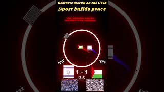 Palestine Israel Match  Sports Builds Peace  palestine israel footballedit goals gameplay [upl. by Aden264]