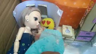 Princy and Nila Barbie morning routine Barbies Mini world episode 1 [upl. by Steffin]