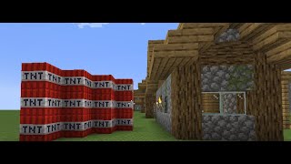 Minecraft  TNT Village [upl. by Stu]