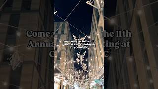 Tree Lighting at CityCenterDC treelighting christmastree citycenter dc washingtondc holidays [upl. by Akeimahs775]