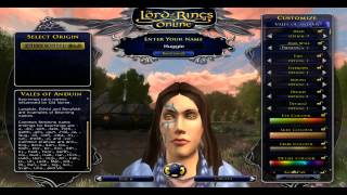 LOTRO Bullroarer  Beorning female  character creation [upl. by Namzaj673]