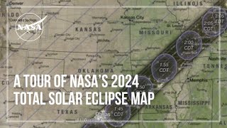 A Tour of NASA’s 2024 Solar Eclipse Map [upl. by Nioe]