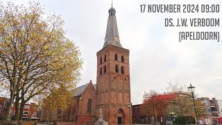 17112024  Ochtenddienst 0900  Oude Kerk  ds JW Verboom Apeldoorn [upl. by Manlove]