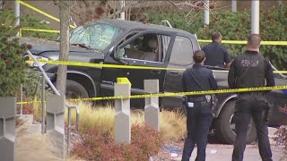 El Cajon Mayor believes suspect in officerinvolved shooting outside police department is dead [upl. by Aynnek]