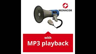 Megaphones from MONACOR loud stable reliable and in use all over the world [upl. by Noiemad]