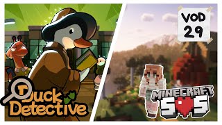 stealing a horse on Minecraft SOS and becoming a Duck Detective [upl. by Mareah]