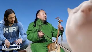 Batzorig Vaanchig  Mongolian Throat Singer  In Praise of Genghis Khan The Kiffness Remix [upl. by Ewer]