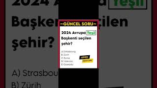 KPSS 2024 GARANTİ ÇIKABİLECEK GÜNCEL SORULARkpss2024 kpssgüncel kpssmatematiktyt ykskpsstarih [upl. by Favianus236]